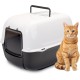 Ferplast Prima Cat Toilet Home, 52.5 x 39.5 x 38 cm, Black Ferplast Prima Cat Toilet Home, 52.5 x 39.5 x 38 cm, Black