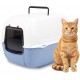 Ferplast Prima Cat Toilet Home, 52.5 x 39.5 x 38 cm, Black Ferplast Prima Cat Toilet Home, 52.5 x 39.5 x 38 cm, Black