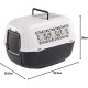 Ferplast Prima Cat Toilet Home, 52.5 x 39.5 x 38 cm, Black Ferplast Prima Cat Toilet Home, 52.5 x 39.5 x 38 cm, Black