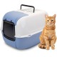 Ferplast Prima Cat Toilet Home, 52.5 x 39.5 x 38 cm, Black Ferplast Prima Cat Toilet Home, 52.5 x 39.5 x 38 cm, Black