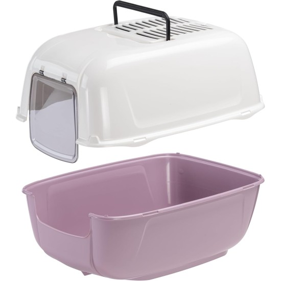 Ferplast Prima Cat Toilet Home, 52.5 x 39.5 x 38 cm, Black Ferplast Prima Cat Toilet Home, 52.5 x 39.5 x 38 cm, Black