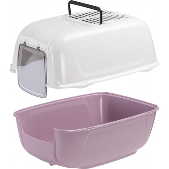 Ferplast Prima Cat Toilet Home, 52.5 x 39.5 x 38 cm, Black Ferplast Prima Cat Toilet Home, 52.5 x 39.5 x 38 cm, Black