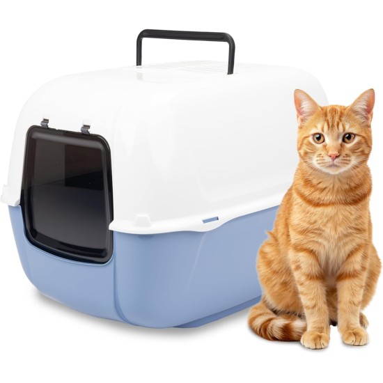 Ferplast Prima Cat Toilet Home, 52.5 x 39.5 x 38 cm, Black Ferplast Prima Cat Toilet Home, 52.5 x 39.5 x 38 cm, Black
