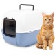 Ferplast Prima Cat Toilet Home, 52.5 x 39.5 x 38 cm, Black Ferplast Prima Cat Toilet Home, 52.5 x 39.5 x 38 cm, Black