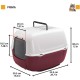 Ferplast Prima Cat Toilet Home, 52.5 x 39.5 x 38 cm, Black Ferplast Prima Cat Toilet Home, 52.5 x 39.5 x 38 cm, Black