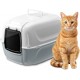 Ferplast Prima Cat Toilet Home, 52.5 x 39.5 x 38 cm, Black Ferplast Prima Cat Toilet Home, 52.5 x 39.5 x 38 cm, Black