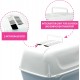 Ferplast Prima Cat Toilet Home, 52.5 x 39.5 x 38 cm, Black Ferplast Prima Cat Toilet Home, 52.5 x 39.5 x 38 cm, Black