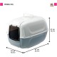 Ferplast Prima Cat Toilet Home, 52.5 x 39.5 x 38 cm, Black Ferplast Prima Cat Toilet Home, 52.5 x 39.5 x 38 cm, Black