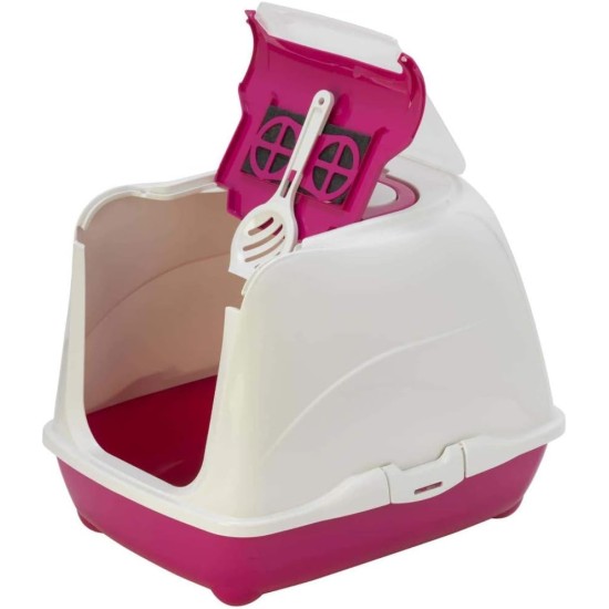 Flamingo Pet Products Loki Hawaii M Cat Litter Tray 38 x 50 x 37 cm Random Colour Flamingo Pet Products Loki Hawaii M Cat Litter Tray 38 x 50 x 37 cm Random Colour