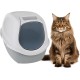 Flamingo Trini Cat Litter Tray - Grey - Size XL (46 × 67 × 49 cm) - With Activated Carbon Filter - Made of 98% Recycled Plastic - Spacious & Hygienic Flamingo Trini Cat Litter Tray - Grey - Size XL (46 × 67 × 49 cm) - With Activated Carbon Filter - Made of 98% Recycled Plastic - Spacious & Hygienic