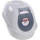 Flamingo Trini Cat Litter Tray - Grey - Size XL (46 × 67 × 49 cm) - With Activated Carbon Filter - Made of 98% Recycled Plastic - Spacious & Hygienic Flamingo Trini Cat Litter Tray - Grey - Size XL (46 × 67 × 49 cm) - With Activated Carbon Filter - Made of 98% Recycled Plastic - Spacious & Hygienic