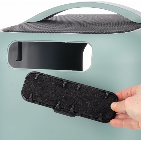 Flamingo Trudy Closed Cat Litter Tray Green 38.5 x 51 x 44.5 cm Flamingo Trudy Closed Cat Litter Tray Green 38.5 x 51 x 44.5 cm