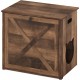 Furinno Peli Cat Litter Tray Small Single Door Rustic Brown Furinno Peli Cat Litter Tray Small Single Door Rustic Brown