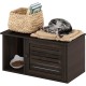 Furinno Peli Cat Litter Tray Small Single Door Rustic Brown Furinno Peli Cat Litter Tray Small Single Door Rustic Brown