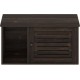 Furinno Peli Cat Litter Tray Small Single Door Rustic Brown Furinno Peli Cat Litter Tray Small Single Door Rustic Brown