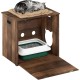 Furinno Peli Cat Litter Tray Small Single Door Rustic Brown Furinno Peli Cat Litter Tray Small Single Door Rustic Brown