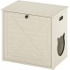 Furinno Peli Cat Litter Tray Small Single Door Rustic Brown Furinno Peli Cat Litter Tray Small Single Door Rustic Brown