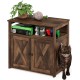 Furinno Peli Cat Litter Tray Small Single Door Rustic Brown Furinno Peli Cat Litter Tray Small Single Door Rustic Brown