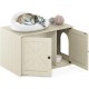 Furinno Peli Cat Litter Tray Small Single Door Rustic Brown Furinno Peli Cat Litter Tray Small Single Door Rustic Brown