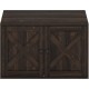 Furinno Peli Cat Litter Tray Small Single Door Rustic Brown Furinno Peli Cat Litter Tray Small Single Door Rustic Brown