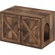 Furinno Peli Cat Litter Tray Small Single Door Rustic Brown Furinno Peli Cat Litter Tray Small Single Door Rustic Brown