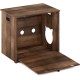 Furinno Peli Cat Litter Tray Small Single Door Rustic Brown Furinno Peli Cat Litter Tray Small Single Door Rustic Brown