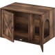 Furinno Peli Cat Litter Tray Small Single Door Rustic Brown Furinno Peli Cat Litter Tray Small Single Door Rustic Brown