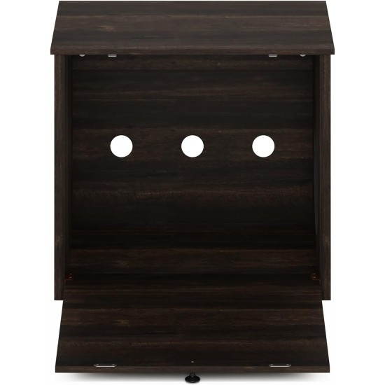 Furinno Peli Cat Litter Tray Small Single Door Rustic Brown Furinno Peli Cat Litter Tray Small Single Door Rustic Brown
