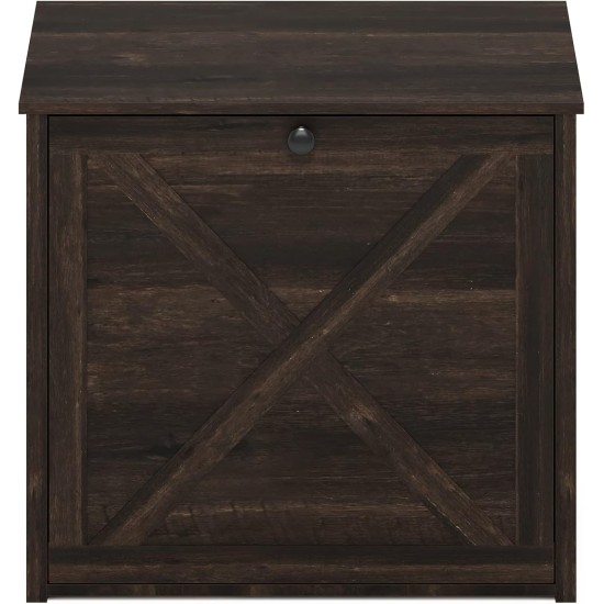 Furinno Peli Cat Litter Tray Small Single Door Rustic Brown Furinno Peli Cat Litter Tray Small Single Door Rustic Brown