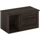 Furinno Peli Farmhouse Hidden Cat Litter Box Enclosure with Divider, Ebony Furinno Peli Farmhouse Hidden Cat Litter Box Enclosure with Divider, Ebony
