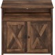 Furinno Peli Farmhouse Hidden Cat Litter Box Enclosure with Divider, Ebony Furinno Peli Farmhouse Hidden Cat Litter Box Enclosure with Divider, Ebony