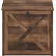 Furinno Peli Farmhouse Hidden Cat Litter Box Enclosure with Divider, Ebony Furinno Peli Farmhouse Hidden Cat Litter Box Enclosure with Divider, Ebony