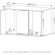 Furinno Peli Small Side Table with Cat Litter Tray Plain White Furinno Peli Small Side Table with Cat Litter Tray Plain White