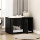 Furinno Peli Small Side Table with Cat Litter Tray Plain White Furinno Peli Small Side Table with Cat Litter Tray Plain White