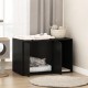 Furinno Peli Small Side Table with Cat Litter Tray Plain White Furinno Peli Small Side Table with Cat Litter Tray Plain White