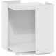 Furinno Peli Small Side Table with Cat Litter Tray Plain White Furinno Peli Small Side Table with Cat Litter Tray Plain White