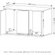 Furinno Peli Small Side Table with Cat Litter Tray Plain White Furinno Peli Small Side Table with Cat Litter Tray Plain White