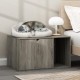 Furinno Peli Small Side Table with Cat Litter Tray Plain White Furinno Peli Small Side Table with Cat Litter Tray Plain White