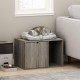 Furinno Peli Small Side Table with Cat Litter Tray Plain White Furinno Peli Small Side Table with Cat Litter Tray Plain White