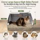 Gimars 3 in 1 High-Sided Anti-Spill Stainless Steel Cat Litter Tray with Lid, Extra Large Closed Cat Box with Shovel, Front & Top Entrance for Multiple Cats Gimars 3 in 1 High-Sided Anti-Spill Stainless Steel Cat Litter Tray with Lid, Extra Large Closed Cat Box with Shovel, Front & Top Entrance for Multiple Cats