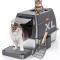 Gimars 3-in-1 High-Walled Anti-Spill Stainless Steel Cat Litter Tray XXL with Lid, Extra Large Closed Cat Litter Tray XXL with Shovel, Front and Lid Entry for Multi-Cat Households Gimars 3-in-1 High-Walled Anti-Spill Stainless Steel Cat Litter Tray XXL with Lid, Extra Large Closed Cat Litter Tray XXL with Shovel, Front and Lid Entry for Multi-Cat Households