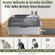 Gimars XL Katzenklo Edelstahl, Große Katzentoilette aus Metall 20L mit Streuschaufel & Matte, Edelstahl Katzenklo für mittelgroße & große Katzen Gimars XL Katzenklo Edelstahl, Große Katzentoilette aus Metall 20L mit Streuschaufel & Matte, Edelstahl Katzenklo für mittelgroße & große Katzen