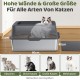 Gimars XL Metal Cat Litter Tray, Large Cat Litter Tray Stainless Steel 20 L with Shovel & Mat, Robust Metal Cat Litter Tray, Stainless Steel Cat Litter Tray for Large and Medium Cats Gimars XL Metal Cat Litter Tray, Large Cat Litter Tray Stainless Steel 20 L with Shovel & Mat, Robust Metal Cat Litter Tray, Stainless Steel Cat Litter Tray for Large and Medium Cats