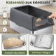 Gimars XL Metal Cat Litter Tray, Large Cat Litter Tray Stainless Steel 20 L with Shovel & Mat, Robust Metal Cat Litter Tray, Stainless Steel Cat Litter Tray for Large and Medium Cats Gimars XL Metal Cat Litter Tray, Large Cat Litter Tray Stainless Steel 20 L with Shovel & Mat, Robust Metal Cat Litter Tray, Stainless Steel Cat Litter Tray for Large and Medium Cats