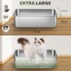 Gimars XXL Stainless Steel Cat Litter Tray with High Rim - Thick-Walled, Rustproof, Odourless, Easy to Clean Stainless Steel Cat Litter Tray for Cats and Rabbits Gimars XXL Stainless Steel Cat Litter Tray with High Rim - Thick-Walled, Rustproof, Odourless, Easy to Clean Stainless Steel Cat Litter Tray for Cats and Rabbits
