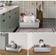 Gimars XXL Stainless Steel Cat Litter Tray with High Rim - Thick-Walled, Rustproof, Odourless, Easy to Clean Stainless Steel Cat Litter Tray for Cats and Rabbits Gimars XXL Stainless Steel Cat Litter Tray with High Rim - Thick-Walled, Rustproof, Odourless, Easy to Clean Stainless Steel Cat Litter Tray for Cats and Rabbits