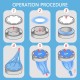 Gobesty 12 Refill Packs Refill Films Nappy Bin, Nappy Bin Refill Cassettes, Refill Bag Compatible Refill Cash for Spross & Littycat & Litter Locker II & Litter Locker Gobesty 12 Refill Packs Refill Films Nappy Bin, Nappy Bin Refill Cassettes, Refill Bag Compatible Refill Cash for Spross & Littycat & Litter Locker II & Litter Locker