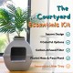 Good Pet Stuff, Hidden Cat Litter Tray and Reusable Insert, Square Cat Litter Tray with Artificial Plants, Ventilated Carbon Odor Filter System, Easy to Clean, White Birch Good Pet Stuff, Hidden Cat Litter Tray and Reusable Insert, Square Cat Litter Tray with Artificial Plants, Ventilated Carbon Odor Filter System, Easy to Clean, White Birch