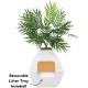 Good Pet Stuff, Hidden Cat Litter Tray and Reusable Insert, Square Cat Litter Tray with Artificial Plants, Ventilated Carbon Odor Filter System, Easy to Clean, White Birch Good Pet Stuff, Hidden Cat Litter Tray and Reusable Insert, Square Cat Litter Tray with Artificial Plants, Ventilated Carbon Odor Filter System, Easy to Clean, White Birch