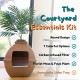 Good Pet Stuff, Hidden Cat Litter Tray and Reusable Insert, Square Cat Litter Tray with Artificial Plants, Ventilated Carbon Odor Filter System, Easy to Clean, White Birch Good Pet Stuff, Hidden Cat Litter Tray and Reusable Insert, Square Cat Litter Tray with Artificial Plants, Ventilated Carbon Odor Filter System, Easy to Clean, White Birch